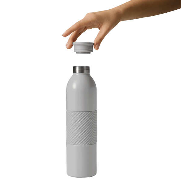 Vacuum Insulated Bottle Vacugrip - Grey