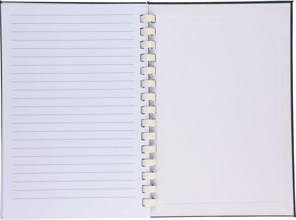 Caderno rPET (A5) Ilias Original - preto