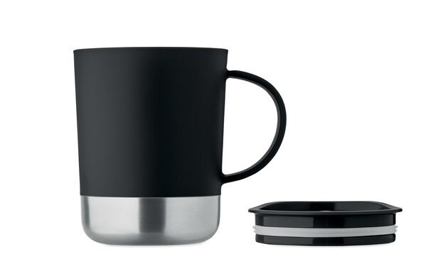 Jednostenný hrnček 300 ml Beaker - Čierna