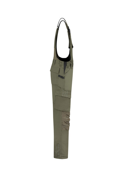Pracovné nohavice s trakmi unisex Tricorp Bib & Brace Twill Cordura - Army / 52