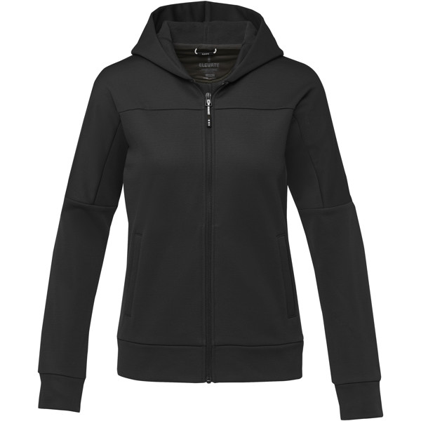 Veste Nubia en tricot performance à fermeture zippée intégrale pour femme - Noir / M