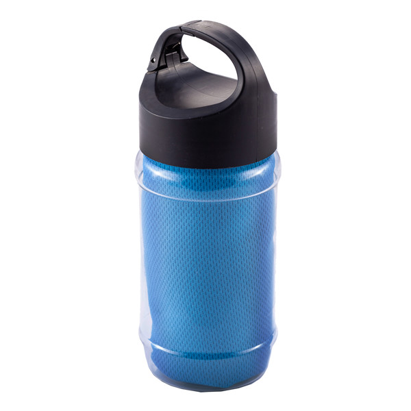 Feel cool towel in bottle - Blue