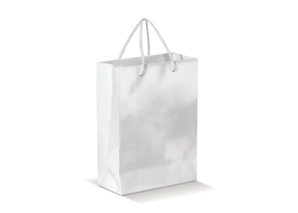 Paper bag small - White