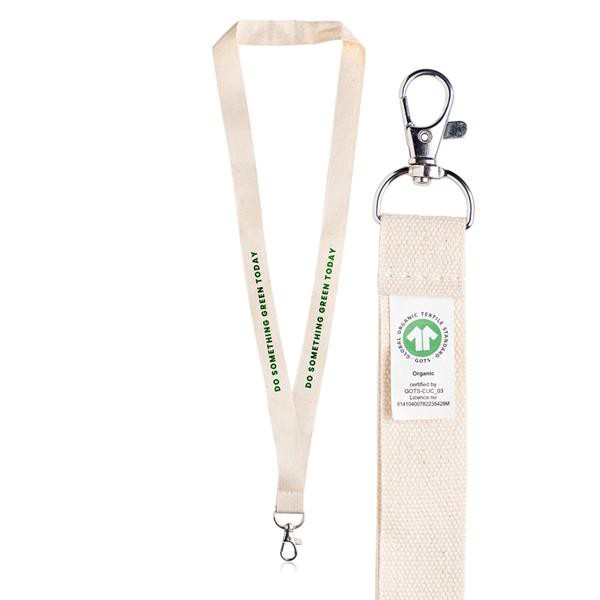 Lanyard  En  Coton Biologique
