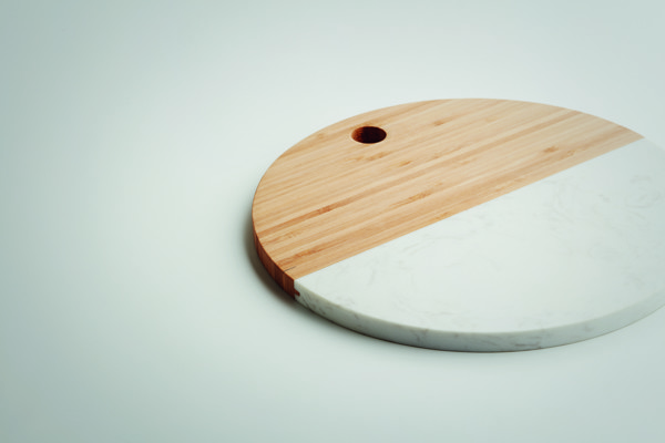Marble/ bamboo serving board Hannsu