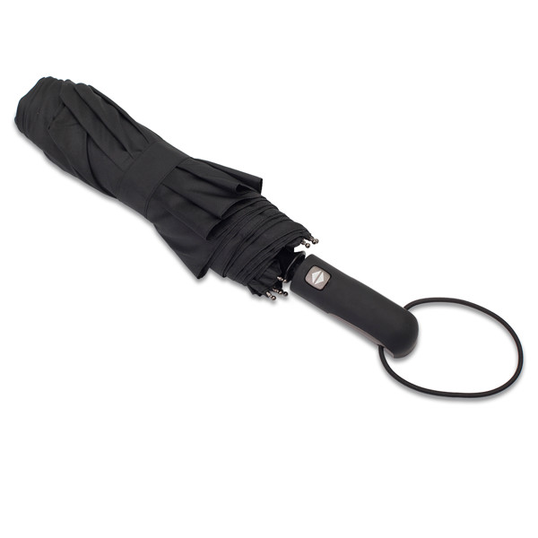 Vernier foldable stormproof umbrella - Black