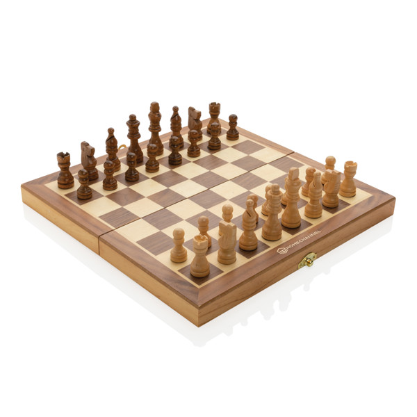 XD - Luxury wooden foldable chess set