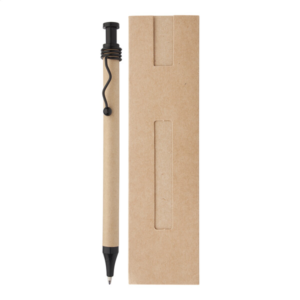 Guľôčkové pero Kagura - Black / Beige