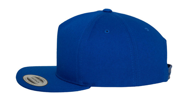 Classic 5 Panel Snapback - White / ONE SIZE