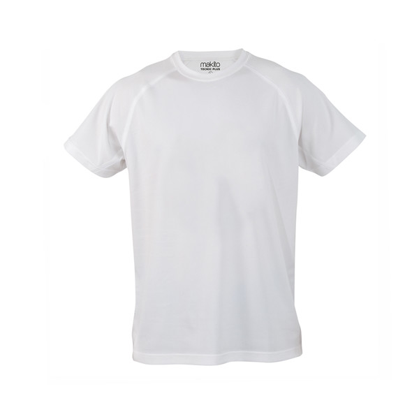 T-Shirt Adulte Tecnic Plus - Blanc / S