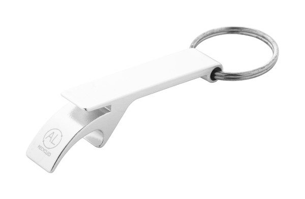 Bottle Opener Keyring Rallop - Silver
