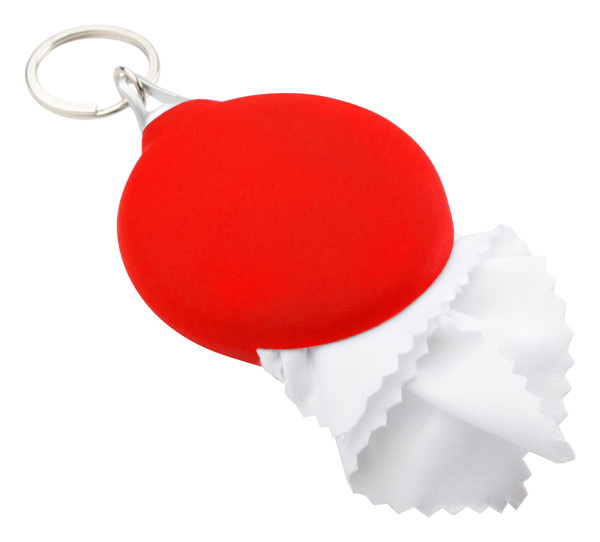 Sight microfibre glasses cloth 130×180 mm - Red