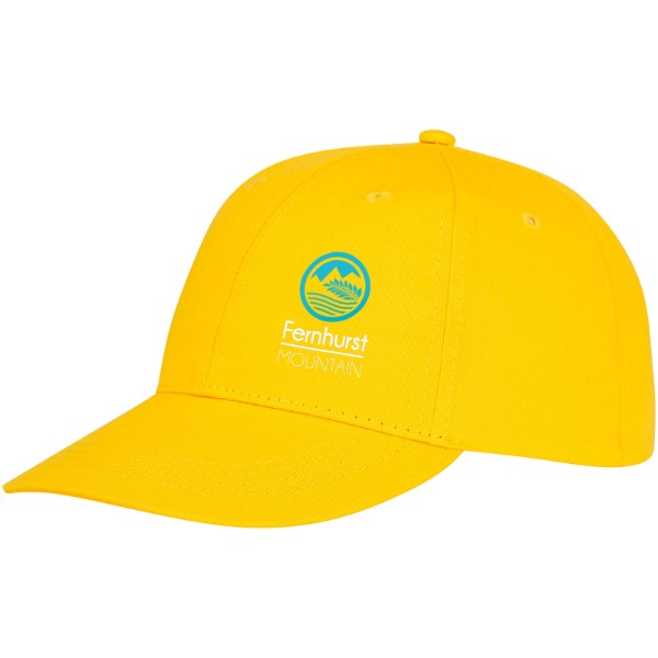 Casquette 6 panneaux Ares - Jaune