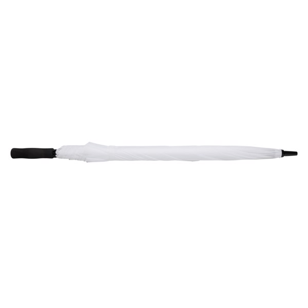 Parapluie tempête 30" en rPET 190T Impact AWARE™ - Blanc