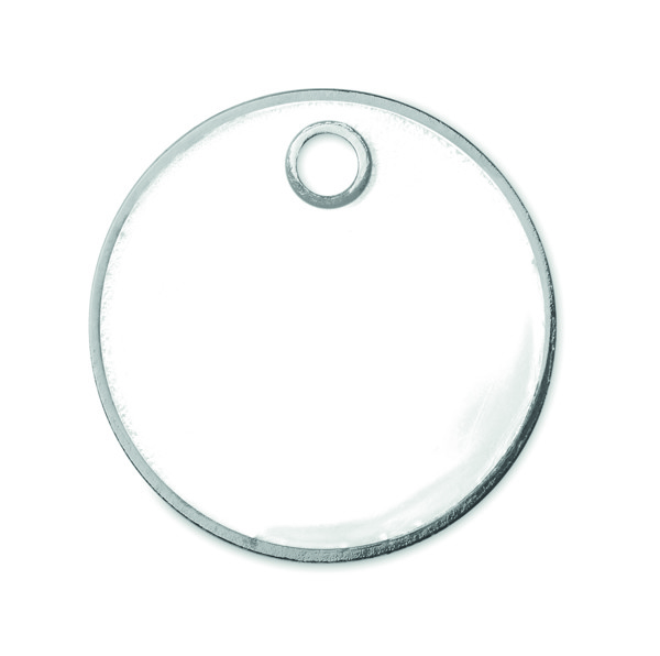 Porta-chaves moeda (euro) Tokenring - Branco