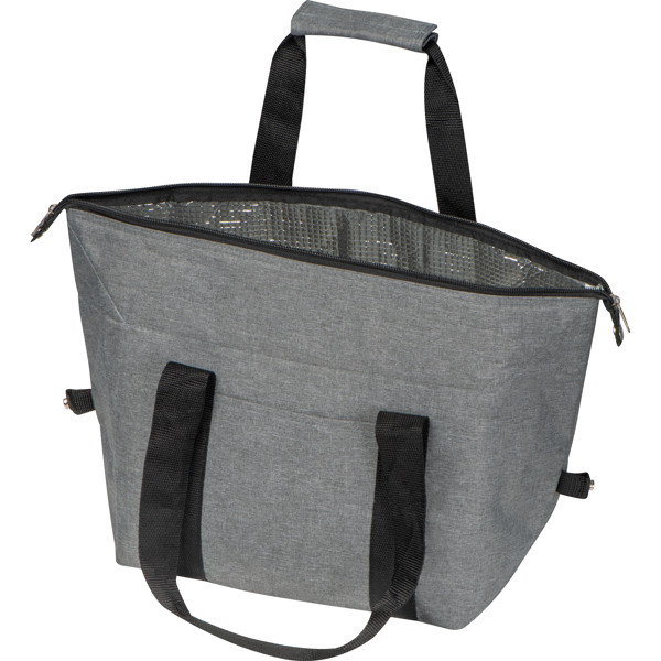 Polyester cooler bag FLORENCE - Silvergrey