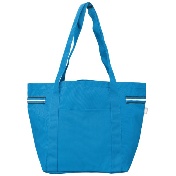 Sac fourre-tout Newport en polyester recyclé à rayures – 20 L