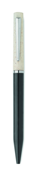 Wheat straw/ABS twist pen Maipen - White / Black