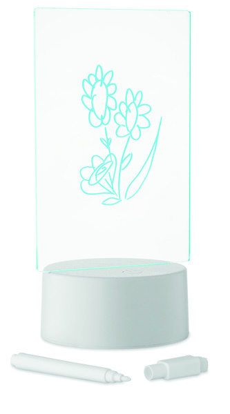 Light-up LED memo board Ledmemo