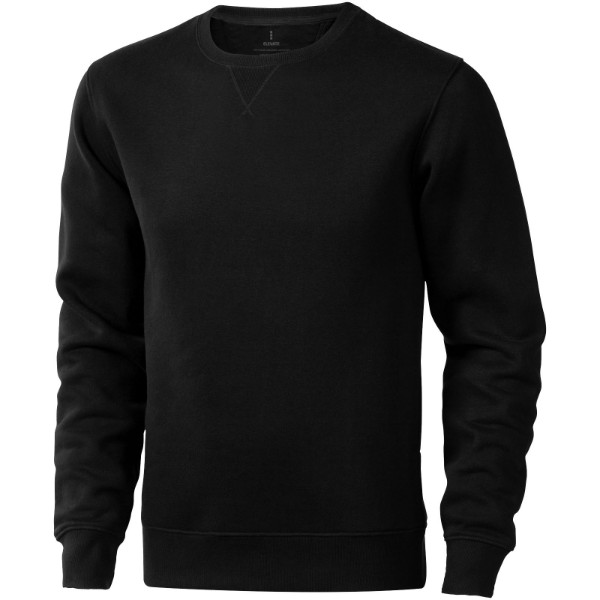 Surrey unisex crewneck sweater - Solid Black / S