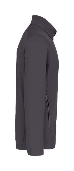 2-Layer Softshell Jacket KA424 - Dark Grey / L