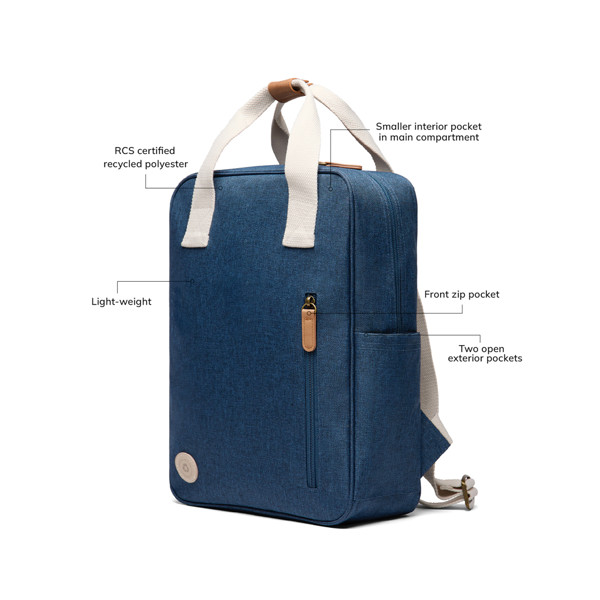 VINGA Sac à dos RCS Sortino - Bleu