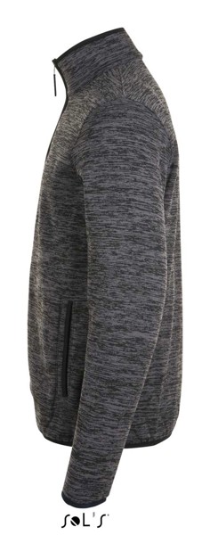 Sol's Turbo - Πλεκτό μπουφάν Fleece - Dark Grey / Black / M