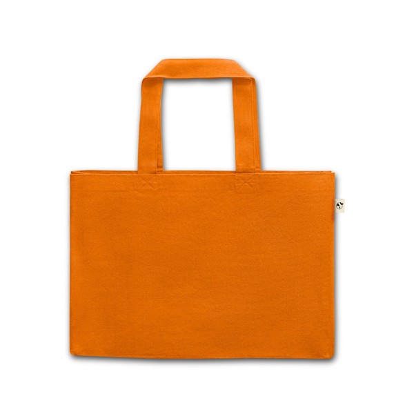 CAMDEN. Taška z bavlny (50 %), recyklovanej bavlny (30%) a polyester (20% rPET) (280 g/m²) - Oranžová
