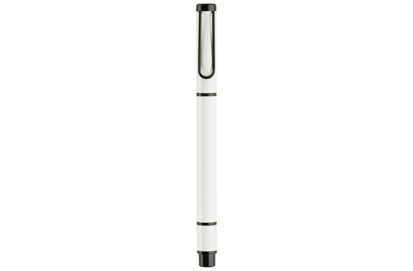 Ball pen with textmarker 2-in-1 - White