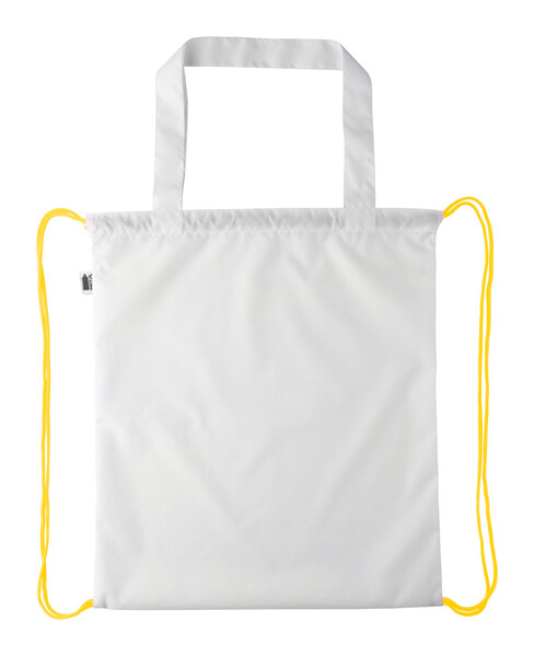 Sac piscine personnalisé CreaDraw Shop RPET - Jaune / Blanc