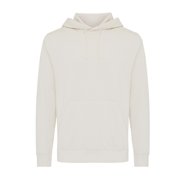 Iqoniq Rila Lightweight Hoodie aus recycelter Baumwolle - Ivory White / XXS