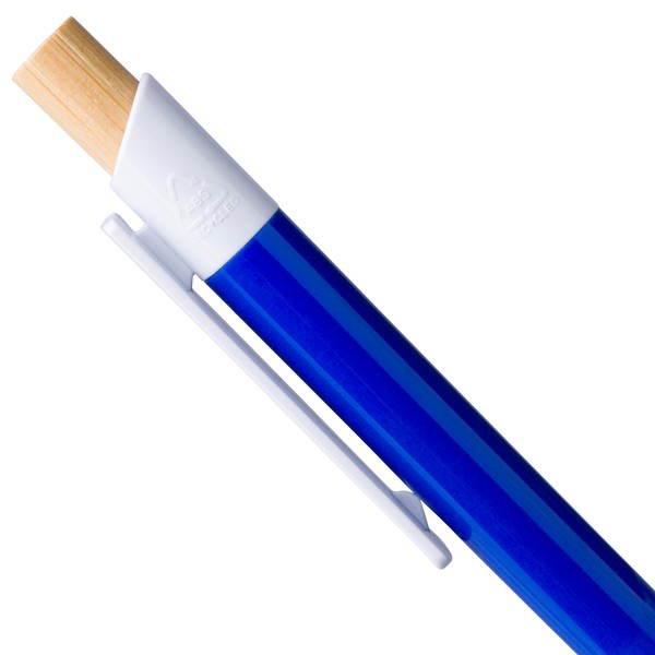 Recycled ABS ballpen Zian - wit