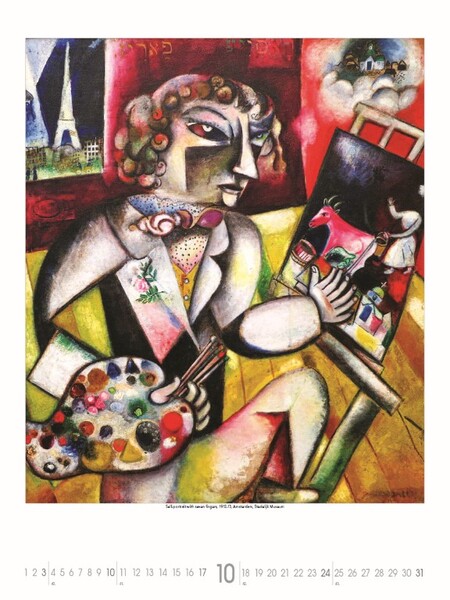 Nástenný Kalendár Marc Chagall 2027