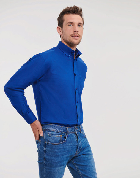 Oxford ShirtLS - White / M