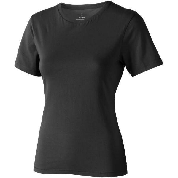 T-shirt de manga curta Nanaimo de mulher - Antracite / M