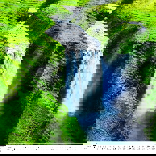 Nástěnný kalendář Aqua 2026
