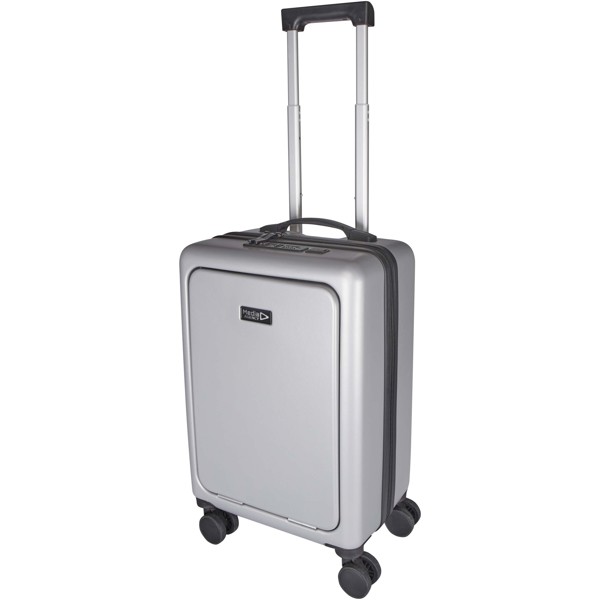 Rover Pro 20" Kabinentrolley aus recyceltem GRS-Material 40 L - silber