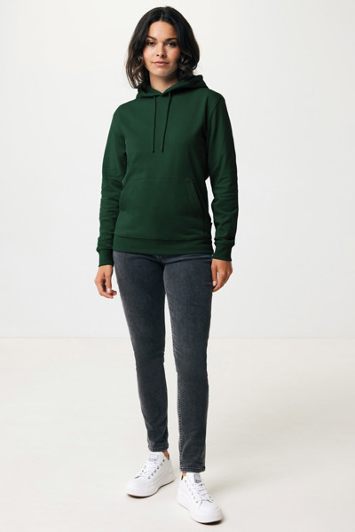 Sweat à capuche en coton recyclé Iqoniq Jasper - Forest Green / S