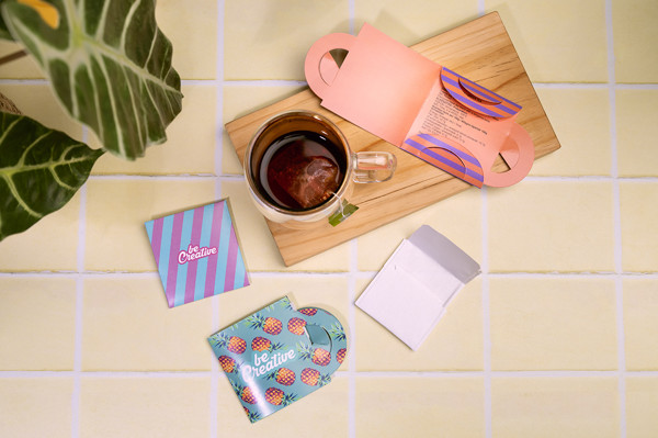 Custom Tea Bag CreaTea Mug, Earl Grey - White