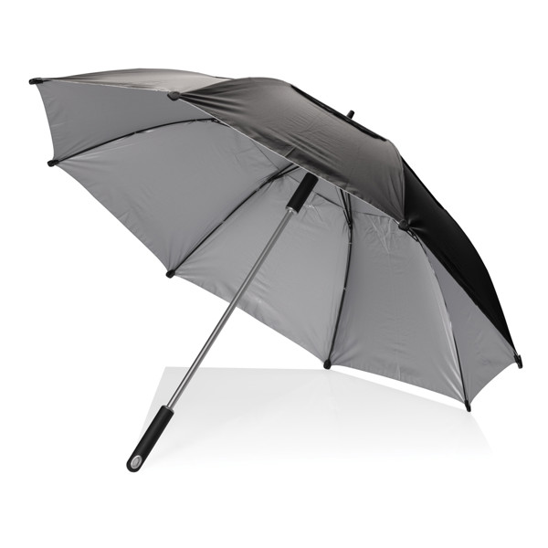 Aware storm umbrella 120 cm,rPET fabric - Black