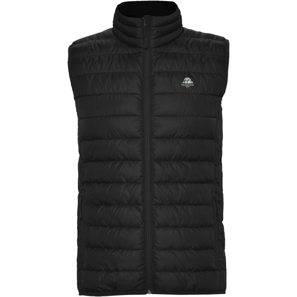 Oslo men's insulated bodywarmer - Solid Black / 2XL