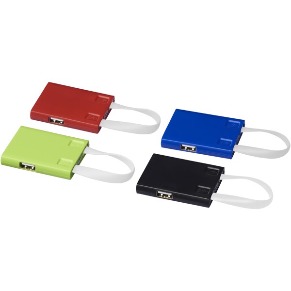 USB rozbočovač & kabely 3 v 1 - Světle modrá