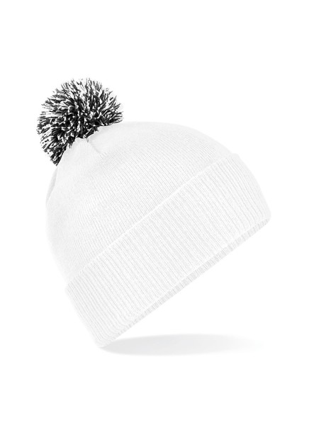 Snowstar Beanie - White / Black