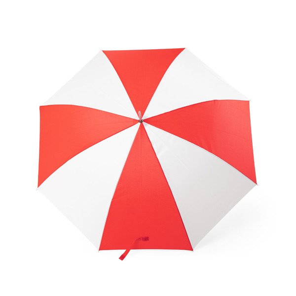 Paraguas Korlet - Blanco / Rojo