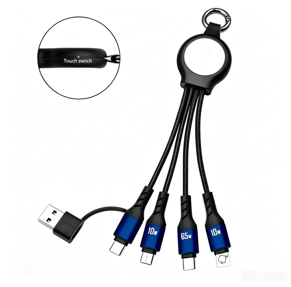 Fast charging data cable 6in1 UC074 - RED