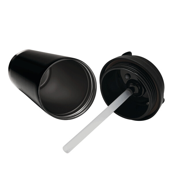 Vákuovo izolovaný cestovný hrnček Mug2go - Čierna