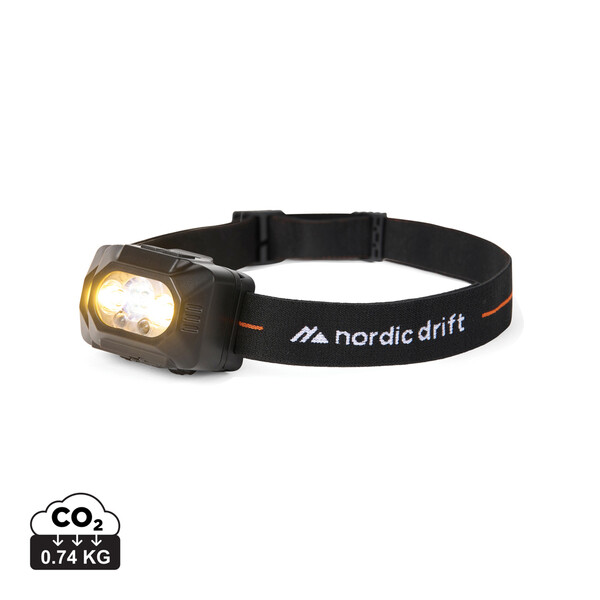 Nordic Drift Everest high performance dual battery headtorch