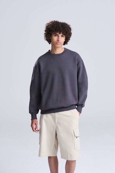 Signature Heavyweight Sweat - Natural Stone / S