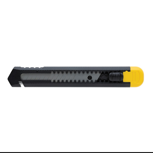 Refillable RCS recycled plastic snap-off knife - Yellow
