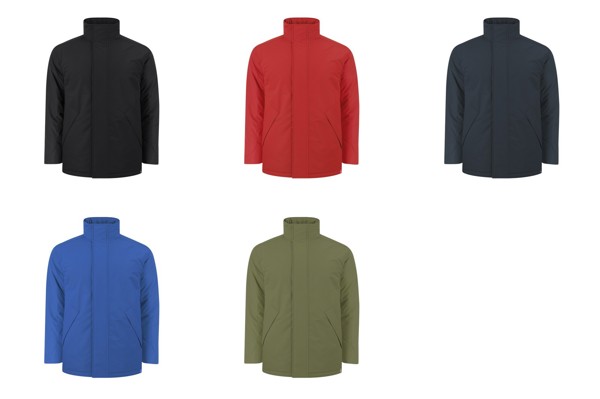 Parka Alcochoada com capuz  Oceanía - Preto 